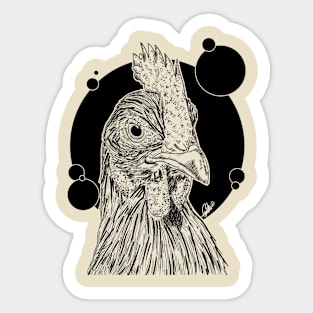 Chicken universe Sticker